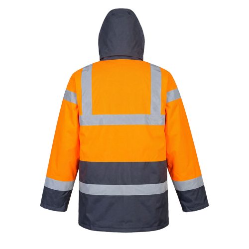 ES466ONRXXL Portwest Essential Hi-Vis kontrasztos téli traffic dzseki