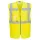 ES476YER5XL Portwest ES1 Essential Hi-Vis cipzáras vezetői mellény