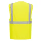 ES476YER5XL Portwest ES1 Essential Hi-Vis cipzáras vezetői mellény
