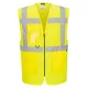 ES476YER6XL Portwest ES1 Essential Hi-Vis cipzáras vezetői mellény