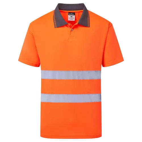 ES477ORRL Portwest ES1 Essential Hi-Vis galléros póló