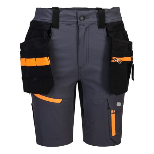 EV444MGR32 Portwest EV4 holster rövidnadrág (levehető holster zsebbel)