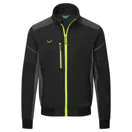 EV464BKTXL PORTWEST EV4 Softshell bomber dzseki (3L)