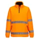 F302ORRL Portwest Hi-Vis 1/2 Zip polár