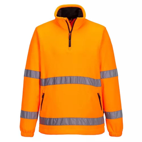 F302ORRXXXL Portwest Hi-Vis 1/2 Zip polár