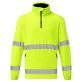 F302YERXL Hi-Vis 1/2 Zip polár