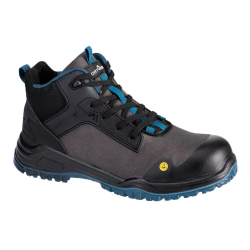 FE01BTE40 Portwest ESD munkavédelmi bakancs FX2 Bevel Composite Mid Boot S3S SR FO