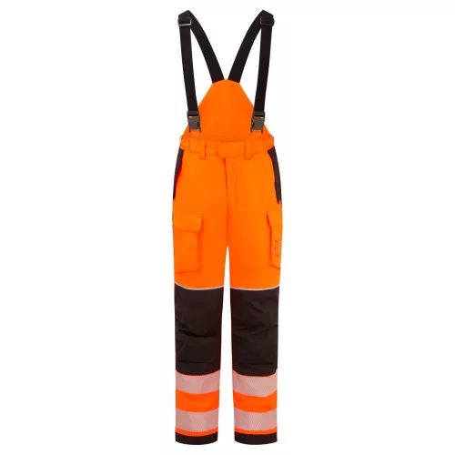 FR426OBRM Portwest PW3 Modaflame Hi-Vis lángálló téli kantáros nadrág