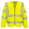  FR616YERL-XL Portwest Bizflame Hi-Vis lángálló cipzáras mellény