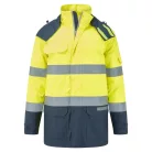 FR617YNRXXXL Portwest Bizflame Rain+ Hi-Vis Multi-norm kontraszt lángálló télikabát