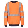 FR703ORRL Portwest Flame Resistant RIS Sweatshirt