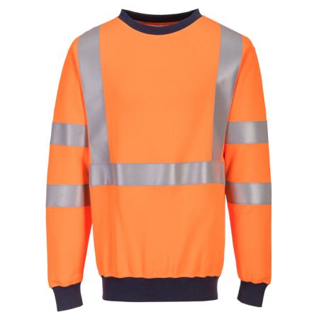 FR703ORRXL Portwest Flame Resistant RIS Sweatshirt