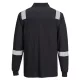 FR711BKRS Portwest WX3 Flame Resistant Long Sleeve Polo
