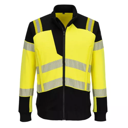 FR717YBRM Portwest PW3 Modaflame Hi-Vis lángálló cipzáras pulóver
