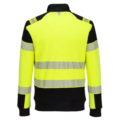 FR717YBRXL Portwest PW3 Modaflame Hi-Vis lángálló cipzáras pulóver