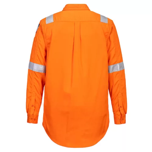 FR720ORRS Portwest FR Lightweight Anti-static Shirt