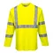 FR96YER4XL Portwest FR Hi-Vis hosszú ujjú pólóing