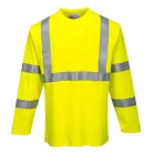 FR96YER5XL Portwest FR Hi-Vis hosszú ujjú pólóing