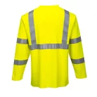 FR96YERM Portwest FR Hi-Vis hosszú ujjú pólóing