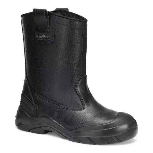 FT23BKR48 Portwest Steel Leather Rigger munkavédelmi csizma S3 CI
