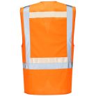 G456ORRXXXL Portwest Glowtex vezetői mellény Ezee cipzárral