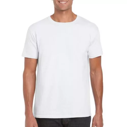 GILDAN GI6400 SOFTSTYLE® FELNŐTT PÓLÓ FEHÉR 144gr/m2   S-4XL