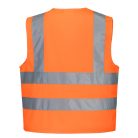 JN14ORRL Portwest Jól láthatósági két csíkos mellény gyerekek részére