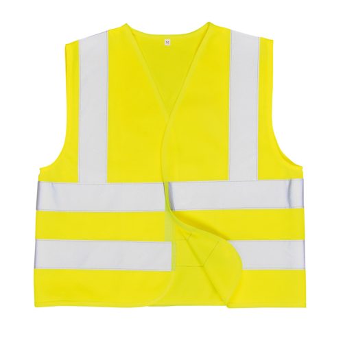 JN14YERS Portwest Jól láthatósági két csíkos mellény, gyerekek részére