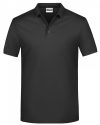 JN792-BALCK-3XL     Basic galléros póló színes -3XL