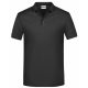 JN792-BALCK-L     Basic galléros póló színes -L