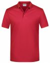 JN792-RED-3XL     Basic galléros póló színes -3XL