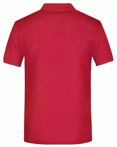 JN792-RED-S-5XL     Basic galléros póló színes S-5XL