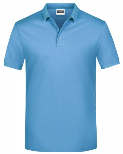 JN792-SKYBLUE-XL     Basic galléros póló színes -XL (POW)