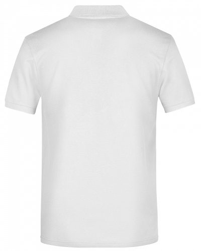 JN792-WHITE-S-5XL     Basic galléros póló fehér S-5XL (POW)