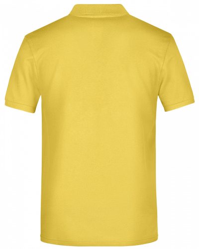JN792-YELLOW-S-5XL     Basic galléros póló színes S-5XL (POW)