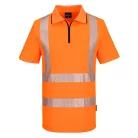 KX302ORRL Portwest KX3 Sport Hi-Vis cipzáras pólóing