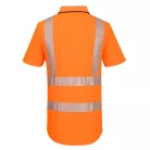 KX302ORRS Portwest KX3 Sport Hi-Vis cipzáras pólóing