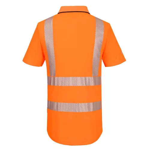 KX302ORRXXXL Portwest KX3 Sport Hi-Vis cipzáras pólóing