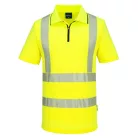 KX302YERL Portwest KX3 Sport Hi-Vis cipzáras pólóing