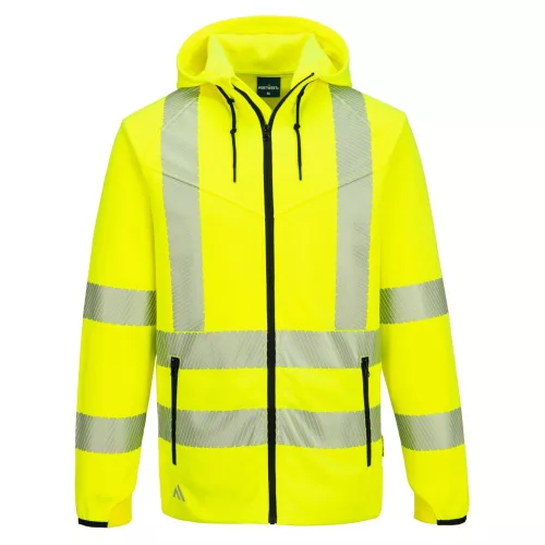 KX303YERS Portwest KX3 Sport Hi-Vis cipzáras pulóver