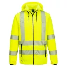 KX303YERXL Portwest KX3 Sport Hi-Vis cipzáras pulóver