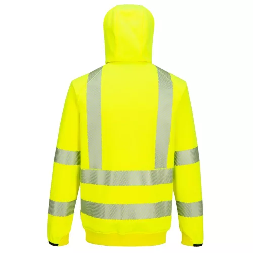 KX303YERXXXL Portwest KX3 Sport Hi-Vis cipzáras pulóver