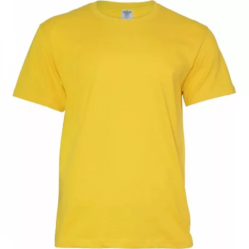 MC180SAR_S-XXXL     KEYA FÉRFI  KEREK NYAKÚ PÓLÓ 180 Gr. SÁRGA S-XXXL