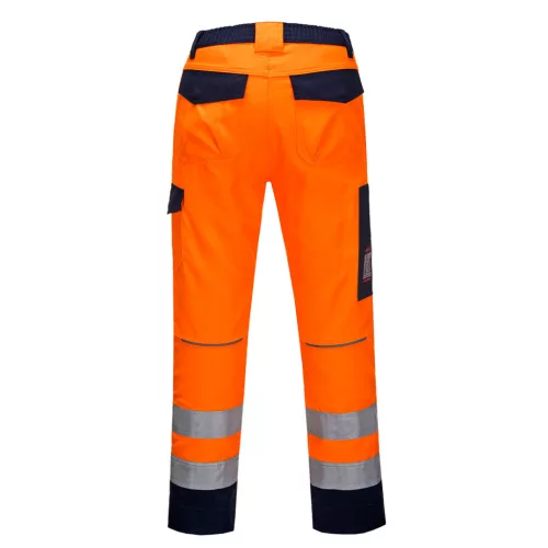 MV36ONRXL Portwest Modaflame RIS narancs/navy nadrág