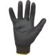 P2026_7    FEKETE PRECÍZIÓS POLIÉSZTER SZERELŐKESZTYŰ, PU MÁRTOTT TENYÉRREL_7   (MARK)