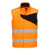 PW231OBR4XL Portwest PW2 Hi-Vis Fleece Bodywarmer