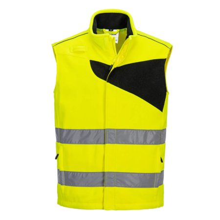 PW231YBRS Portwest PW2 Hi-Vis Fleece Bodywarmer