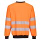 PW277OBRL Portwest PW2 Hi-Vis Crewneck Sweatshirt