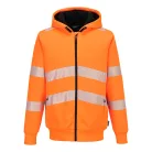 PW321ORRXXL Portwest PW321 Hi-Vis téli cipzáras pulóver
