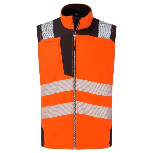 PW325OBRS Portwest Hi-Vis Softshell Gilet mellény